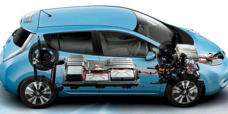 Different electric car battery technology.